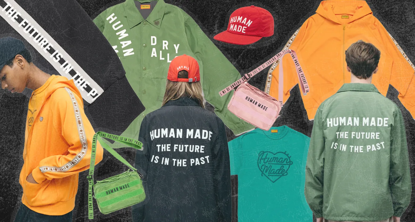 HUMAN MADE Season 30 graphic T-shirt in vintage style
