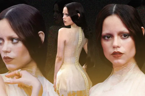 Jenna Ortega’s Gothic Glamour Molts Into Couture Wearing Ashi Studio