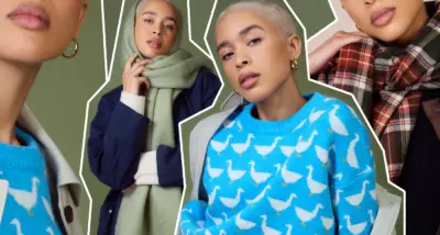 A model styled in Glassworks London limited-edition pieces, capturing the bold East London aesthetic with sustainable, future-proof fashion energy.