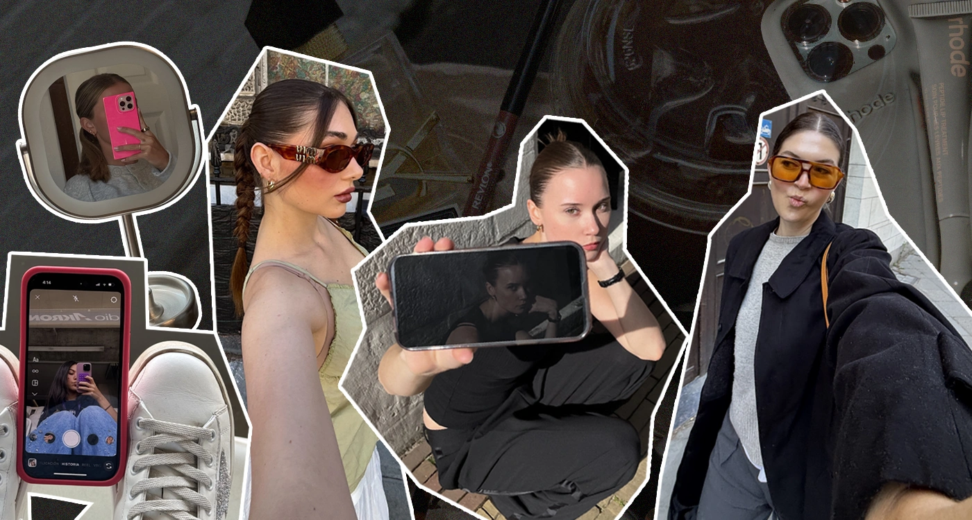 selfie angle poses aesthetic girls