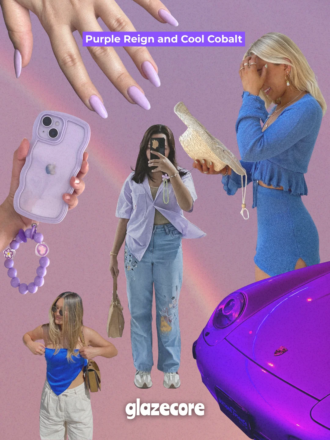 Spring 2026 fashion color palette featuring Tomato Red, Burnt Tangerine, Citrus Yellow, Lime Green, Pale Pink, Ice Blue, Butter Yellow, and Cool Cobalt representing different emotional aura fashion trends.