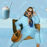 Cool Blue Is That Girl, And She Knows It